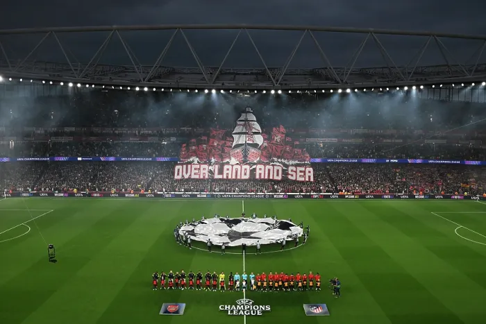 Framed Print : Arsenal FC v Atletico de Madrid - UEFA Champions League 2025 / 26 Semi Final Second Leg Framed Print : Arsenal FC v Atletico de Madrid - UEFA Champions League 2025 / 26 Semi Final Second Leg