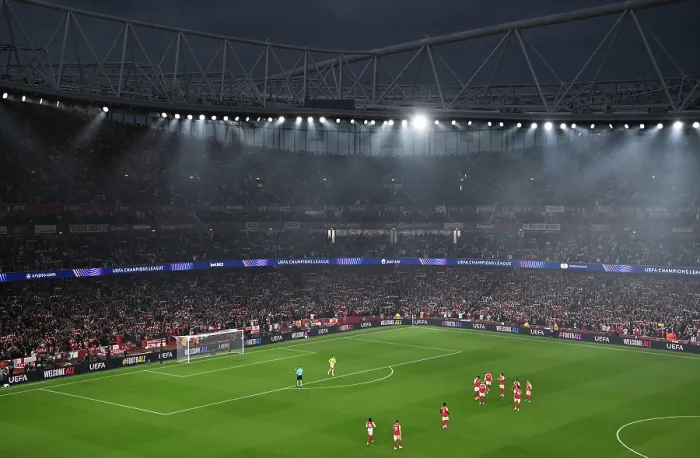 Framed Print : Arsenal FC v Atletico de Madrid - UEFA Champions League 2025 / 26 Semi Final Second Leg Framed Print : Arsenal FC v Atletico de Madrid - UEFA Champions League 2025 / 26 Semi Final Second Leg
