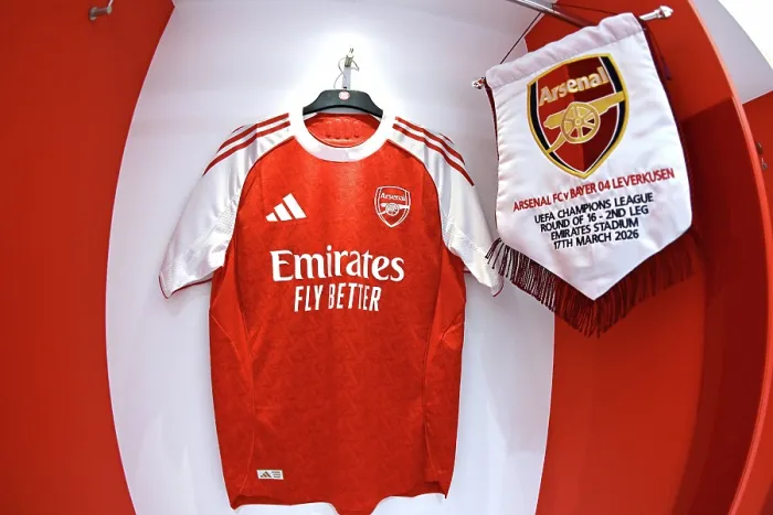 Framed Print : Arsenal FC v Bayer 04 Leverkusen - UEFA Champions League 2025 / 26 Round of 16 Second Leg