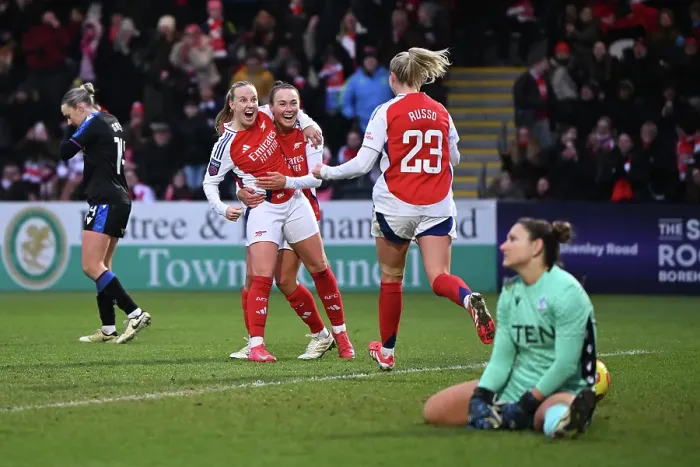 Framed Print : Arsenal FC v Crystal Palace - Barclays Women's Super League