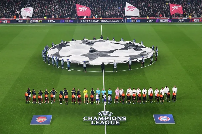 Framed Print : Arsenal FC v FC Bayern Munchen - UEFA Champions League 2025 / 26 League Phase MD5 Arsenal FC v FC Bayern München - UEFA Champions League 2025 / 26 League Phase MD5