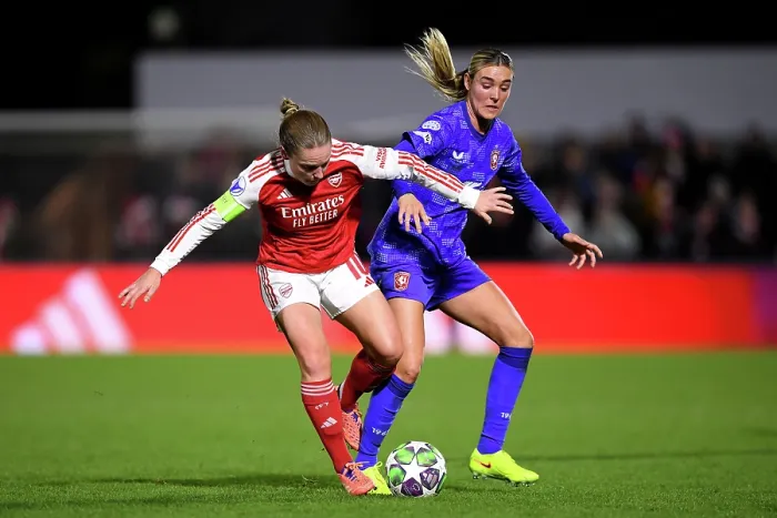 Framed Print : Arsenal FC v FC Twente - UEFA Women's Champions League 2025 / 26 League Phase MD5 Arsenal FC v FC Twente - UEFA Women's Champions League 2025 / 26 League Phase MD5