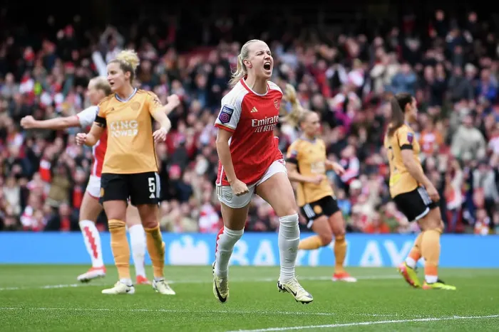 Framed Print : Arsenal FC v Leicester City - Barclays Women's Super League Framed Print : Arsenal FC v Leicester City - Barclays Women's Super League