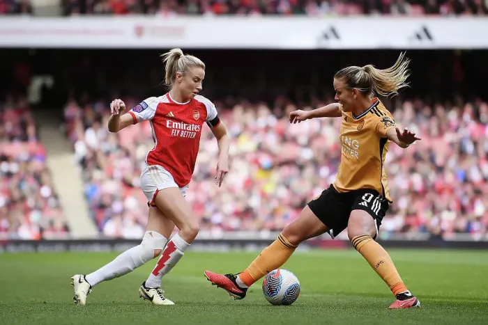 Framed Print : Arsenal FC v Leicester City - Barclays Women's Super League