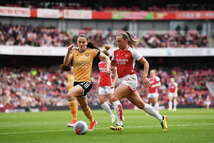 Framed Print : Arsenal FC v Leicester City - Barclays Women's Super League Framed Print : Arsenal FC v Leicester City - Barclays Women's Super League