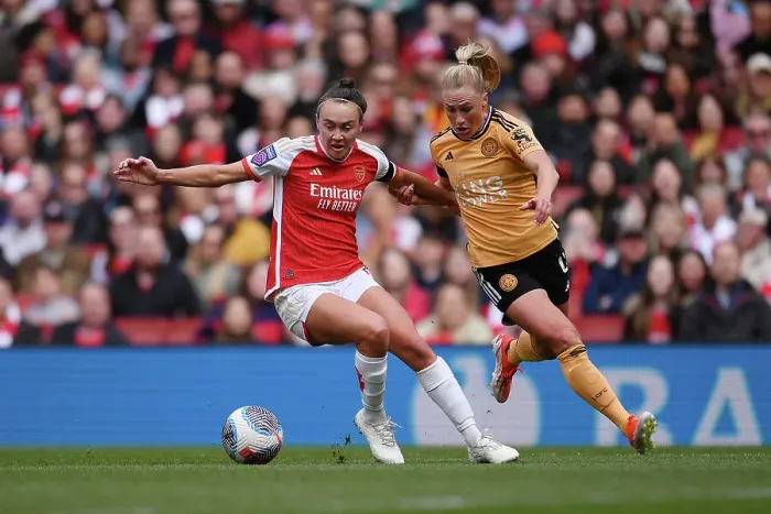 Framed Print : Arsenal FC v Leicester City - Barclays Women's Super League Framed Print : Arsenal FC v Leicester City - Barclays Women's Super League