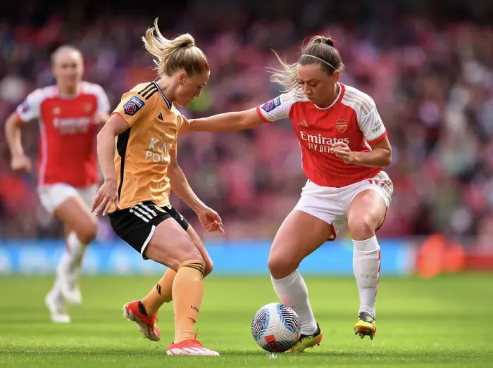 Framed Print : Arsenal FC v Leicester City - Barclays Women's Super League
