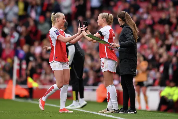 Framed Print : Arsenal FC v Leicester City - Barclays Women's Super League Framed Print : Arsenal FC v Leicester City - Barclays Women's Super League