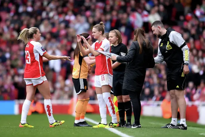 Framed Print : Arsenal FC v Leicester City - Barclays Women's Super League