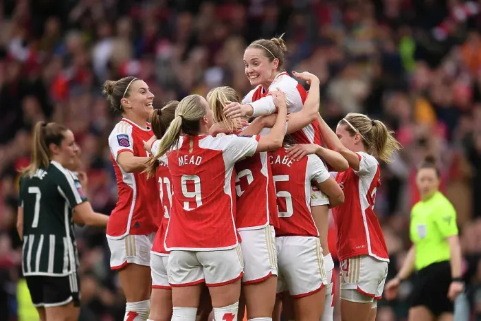 Framed Print : Arsenal FC v Manchester United - Barclays Women's Super League Framed Print : Arsenal FC v Manchester United - Barclays Women's Super League