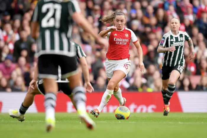 Framed Print : Arsenal FC v Manchester United - Barclays Women's Super League