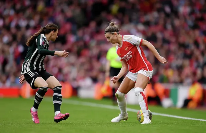 Framed Print : Arsenal FC v Manchester United - Barclays Women's Super League