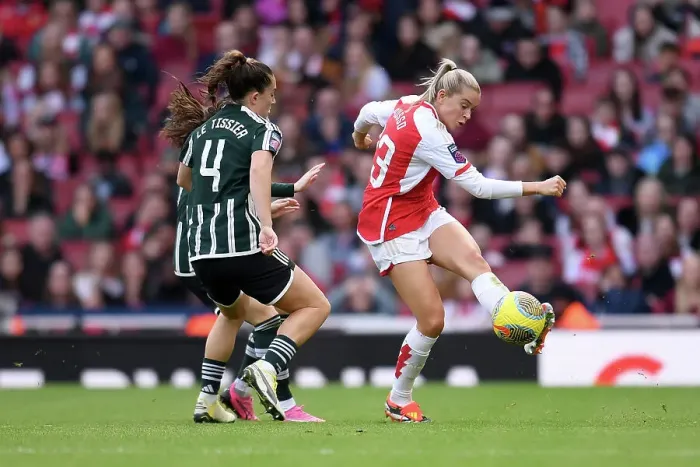 Framed Print : Arsenal FC v Manchester United - Barclays Women's Super League