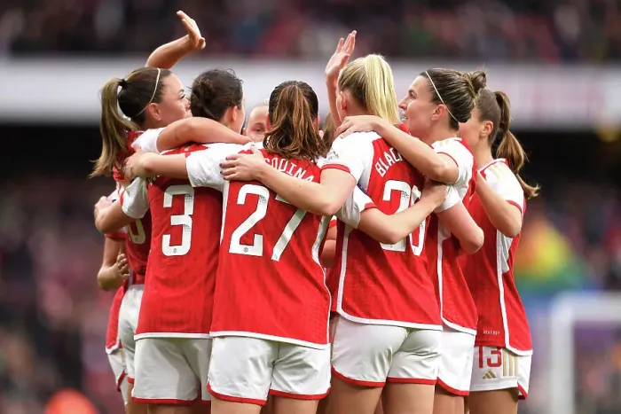 Framed Print : Arsenal FC v Manchester United - Barclays Women's Super League