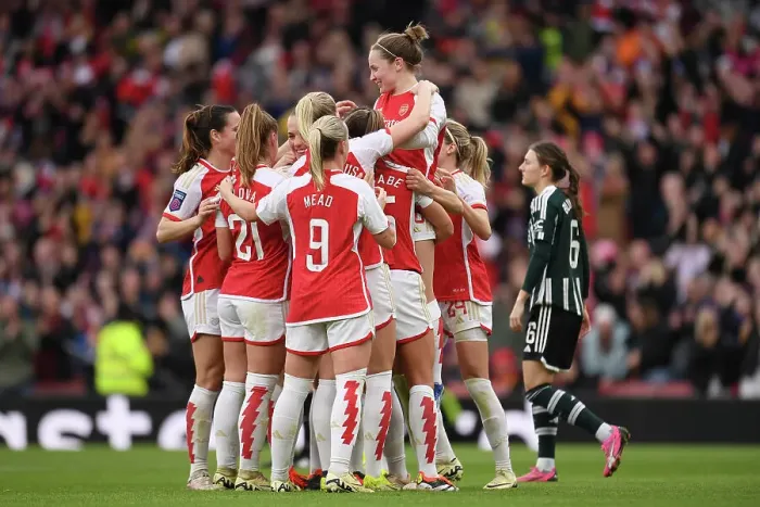 Framed Print : Arsenal FC v Manchester United - Barclays Women's Super League