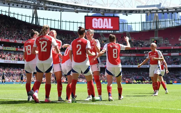 Framed Print : Arsenal FC v Manchester United FC - Barclays Women's Super League Arsenal FC v Manchester United FC - Barclays Women's Super League