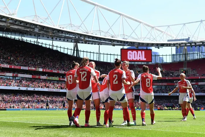 Framed Print : Arsenal FC v Manchester United FC - Barclays Women's Super League Arsenal FC v Manchester United FC - Barclays Women's Super League