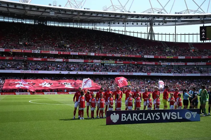 Framed Print : Arsenal FC v Manchester United FC - Barclays Women's Super League Arsenal FC v Manchester United FC - Barclays Women's Super League