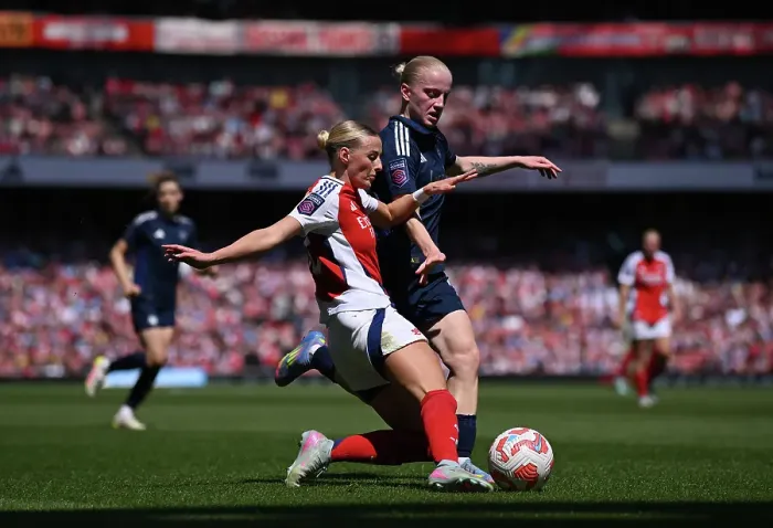 Framed Print : Arsenal FC v Manchester United FC - Barclays Women's Super League Arsenal FC v Manchester United FC - Barclays Women's Super League
