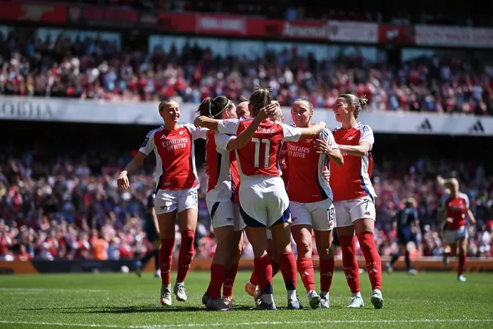Framed Print : Arsenal FC v Manchester United FC - Barclays Women's Super League Arsenal FC v Manchester United FC - Barclays Women's Super League