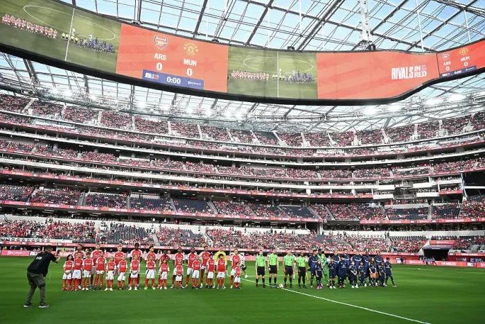 Framed Print : Arsenal FC v Manchester United - Pre-Season Friendly