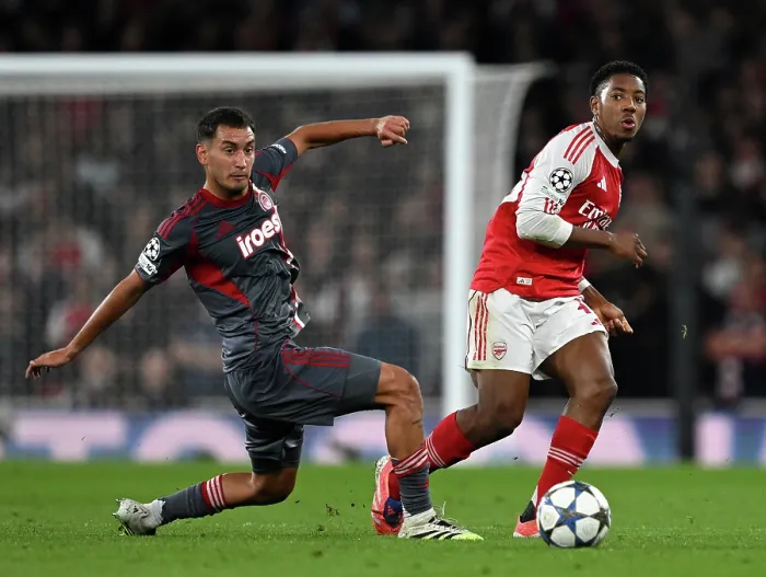 Framed Print : Arsenal FC v Olympiacos FC - UEFA Champions League 2025 / 26 League Phase MD2 Framed Print : Arsenal FC v Olympiacos FC - UEFA Champions League 2025 / 26 League Phase MD2
