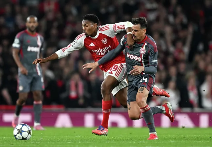 Framed Print : Arsenal FC v Olympiacos FC - UEFA Champions League 2025 / 26 League Phase MD2 Framed Print : Arsenal FC v Olympiacos FC - UEFA Champions League 2025 / 26 League Phase MD2