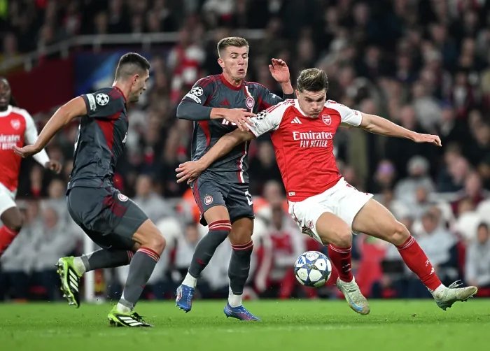 Framed Print : Arsenal FC v Olympiacos FC - UEFA Champions League 2025 / 26 League Phase MD2 Framed Print : Arsenal FC v Olympiacos FC - UEFA Champions League 2025 / 26 League Phase MD2