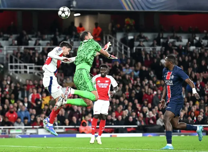 Framed Print : Arsenal FC v Paris Saint-Germain - UEFA Champions League 2024 / 25 League Phase MD2 Framed Print : Arsenal FC v Paris Saint-Germain - UEFA Champions League 2024 / 25 League Phase MD2