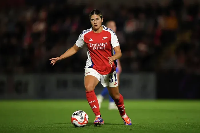 Framed Print : Arsenal FC v Rangers FC: UEFA Women's Champions League First Round Mini-Tournament