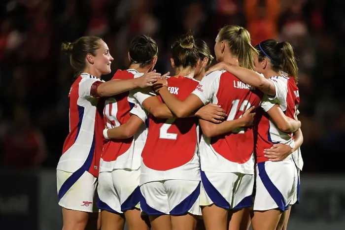 Framed Print : Arsenal FC v Rangers FC: UEFA Women's Champions League First Round Mini-Tournament