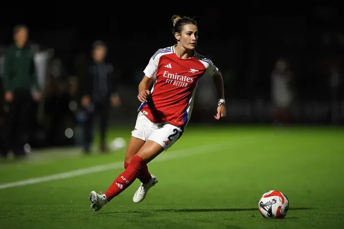 Framed Print : Arsenal FC v Rangers FC: UEFA Women's Champions League First Round Mini-Tournament