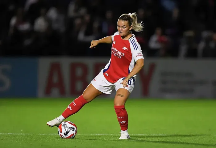 Framed Print : Arsenal FC v Rangers FC: UEFA Women's Champions League First Round Mini-Tournament