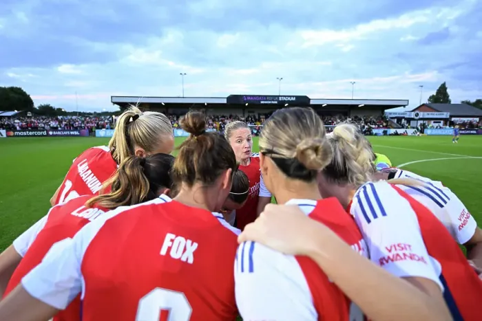 Framed Print : Arsenal FC v Rangers FC: UEFA Women's Champions League First Round Mini-Tournament