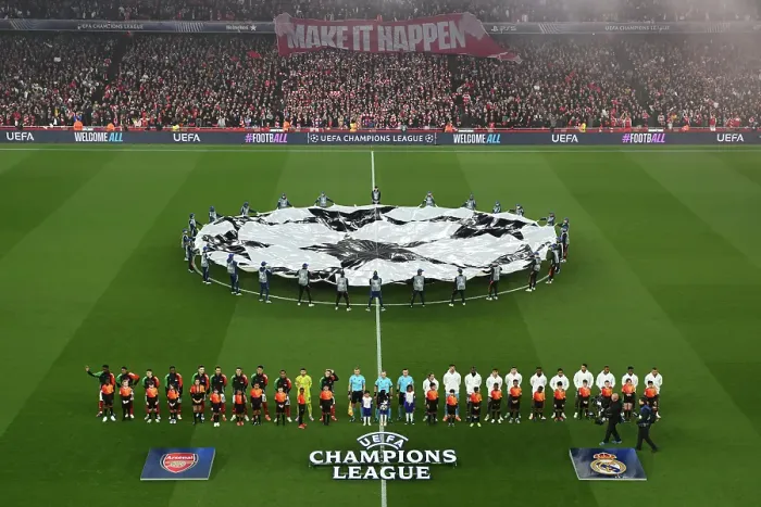 Framed Print : Arsenal FC v Real Madrid C.F. - UEFA Champions League 2024 / 25 Quarter Final First Leg Framed Print : Arsenal FC v Real Madrid C.F. - UEFA Champions League 2024 / 25 Quarter Final First Leg