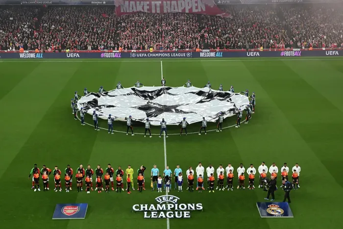Framed Print : Arsenal FC v Real Madrid C.F. - UEFA Champions League 2024 / 25 Quarter Final First Leg Framed Print : Arsenal FC v Real Madrid C.F. - UEFA Champions League 2024 / 25 Quarter Final First Leg