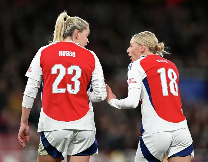 Framed Print : Arsenal FC v Real Madrid CF - UEFA Women's Champions League Quarter Finals Second Leg