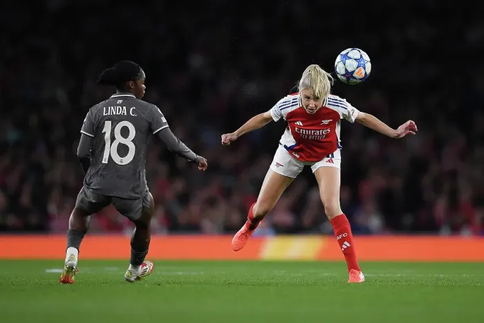 Framed Print : Arsenal FC v Real Madrid CF - UEFA Women's Champions League Quarter Finals Second Leg Arsenal FC v Real Madrid CF - UEFA Women's Champions League Quarter Finals Second Leg