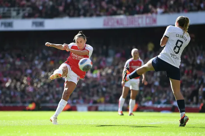 Framed Print : Arsenal FC v Tottenham Hotspur - Barclays Women's Super League