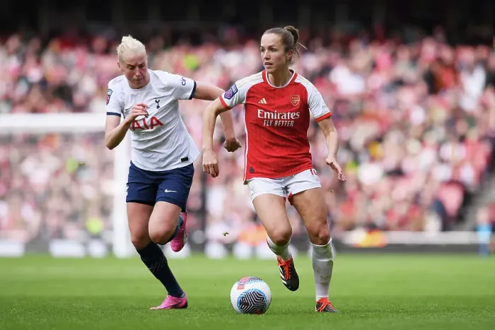 Framed Print : Arsenal FC v Tottenham Hotspur - Barclays Women's Super League