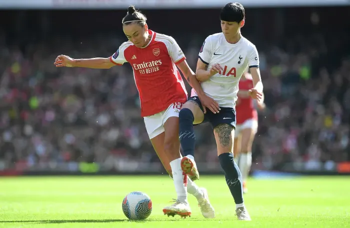 Framed Print : Arsenal FC v Tottenham Hotspur - Barclays Women´s Super League Arsenal FC v Tottenham Hotspur - Barclays Women´s Super League