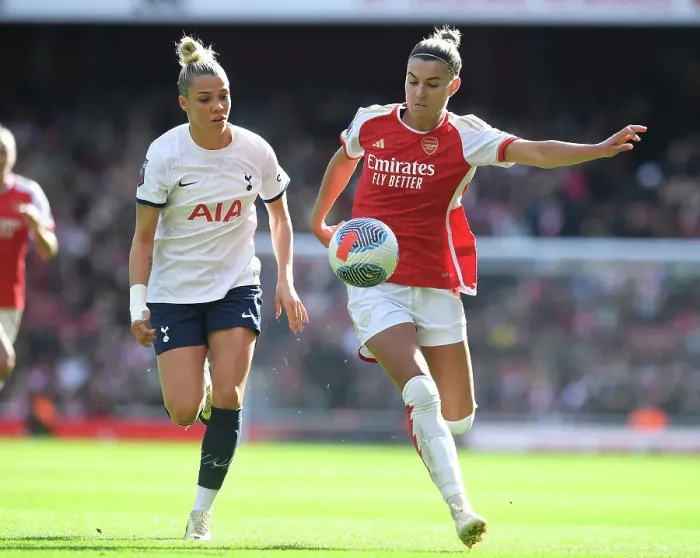 Framed Print : Arsenal FC v Tottenham Hotspur - Barclays Women´s Super League Arsenal FC v Tottenham Hotspur - Barclays Women´s Super League