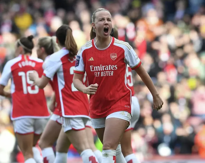 Framed Print : Arsenal FC v Tottenham Hotspur - Barclays Women´s Super League Arsenal FC v Tottenham Hotspur - Barclays Women´s Super League