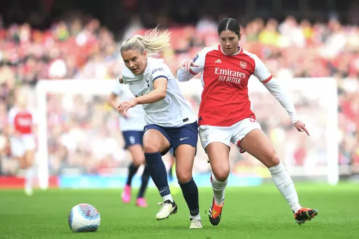 Framed Print : Arsenal FC v Tottenham Hotspur - Barclays Women´s Super League Arsenal FC v Tottenham Hotspur - Barclays Women´s Super League