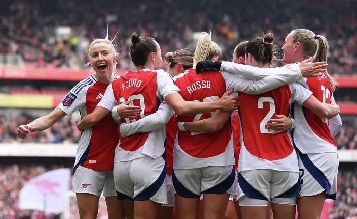 Framed Print : Arsenal FC v Tottenham Hotspur FC - Barclays Women's Super League Arsenal FC v Tottenham Hotspur FC - Barclays Women's Super League