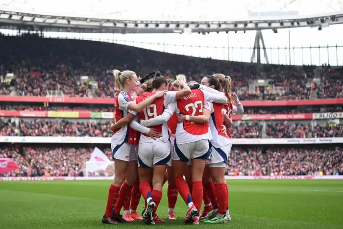Framed Print : Arsenal FC v Tottenham Hotspur FC - Barclays Women's Super League Arsenal FC v Tottenham Hotspur FC - Barclays Women's Super League