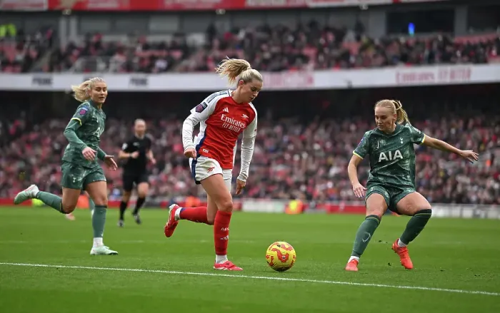 Framed Print : Arsenal FC v Tottenham Hotspur FC - Barclays Women's Super League Arsenal FC v Tottenham Hotspur FC - Barclays Women's Super League