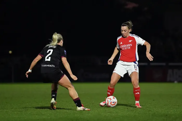 Framed Print : Arsenal FC v West Ham United FC - Barclays Women's Super League Arsenal FC v West Ham United FC - Barclays Women's Super League