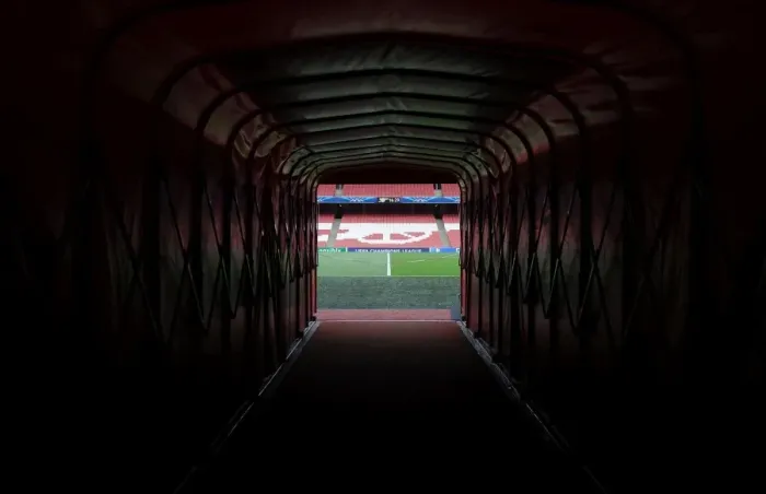 Framed Print : Arsenal FC vs Besiktas JK: Players Tunnel, Emirates Stadium - UEFA Champions League Qualifiers 2014 Framed Print : Arsenal FC vs Besiktas JK: Players Tunnel, Emirates Stadium - UEFA Champions League Qualifiers 2014