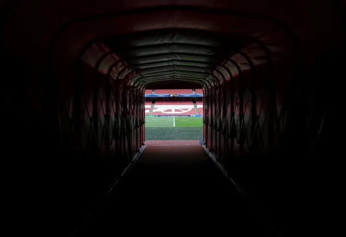 Framed Print : Arsenal FC vs Besiktas: Players Tunnel, Emirates Stadium - UEFA Champions League Qualifiers (2014) Framed Print : Arsenal FC vs Besiktas: Players Tunnel, Emirates Stadium - UEFA Champions League Qualifiers (2014)
